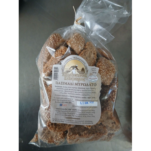 ΠΑΞΙΜΑΔΙ ΜΥΡΩΔΑΤΟ (ΓΛΥΚΑΝΙΣΟ) 400γρ